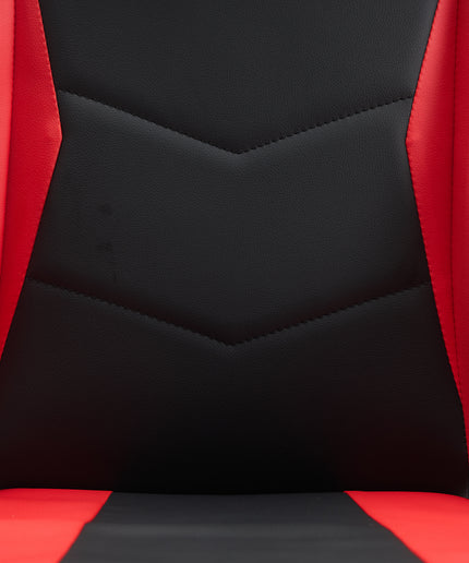 JONPONY Big and Tall 500LBS Ergonomic Gaming Chair, Gamer Chair PU Leather with Footrest and Lumbar Support, High Back Office Chair Support 8 Hours Long Sitting, Computer Chair,2D Armrests，Red