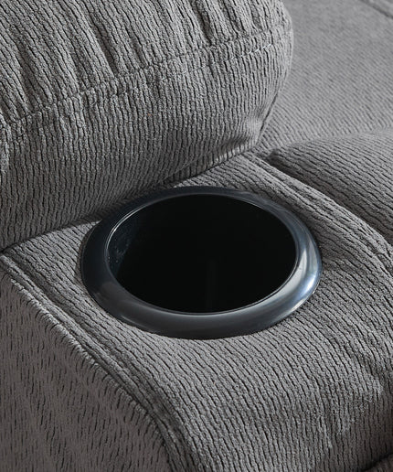 JONPONY Heated Manual Massage Recliner with 360° Swivel Rocker, Comfy Single Sofa with Side Pockets and Cup Holders for Living Room, Bedroom, and Home Theater