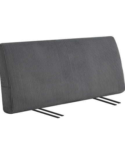 JONPONY Simple Upholstered Headboard for Queen Size Bed, Height Adjustable and Ergonomic Headboard,Easy Assemble, Sturdy and Durable,Grey