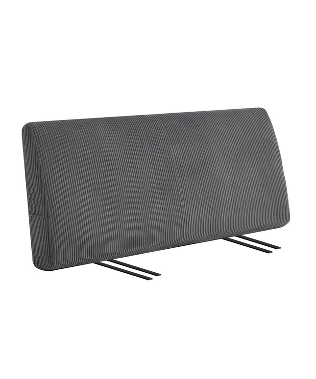 JONPONY Simple Upholstered Headboard for Queen Size Bed, Height Adjustable and Ergonomic Headboard,Easy Assemble, Sturdy and Durable,Grey