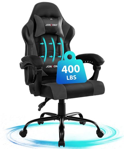 JONPONY Ergonomic Gaming Chairs,Office Chair,High Back Computer Chair,Adjustable 360° Swivel Chair with Headrest and Lumbar Support