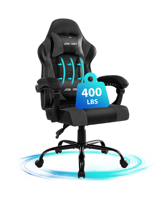 JONPONY Ergonomic Gaming Chairs,Office Chair,High Back Computer Chair,Adjustable 360° Swivel Chair with Headrest and Lumbar Support