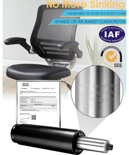 JONPONY 3.94" Office Chair Gas Lift Cylinder Replacement, Heavy Duty Lift Cylinder fits Most Office Chair and Swivel Chair