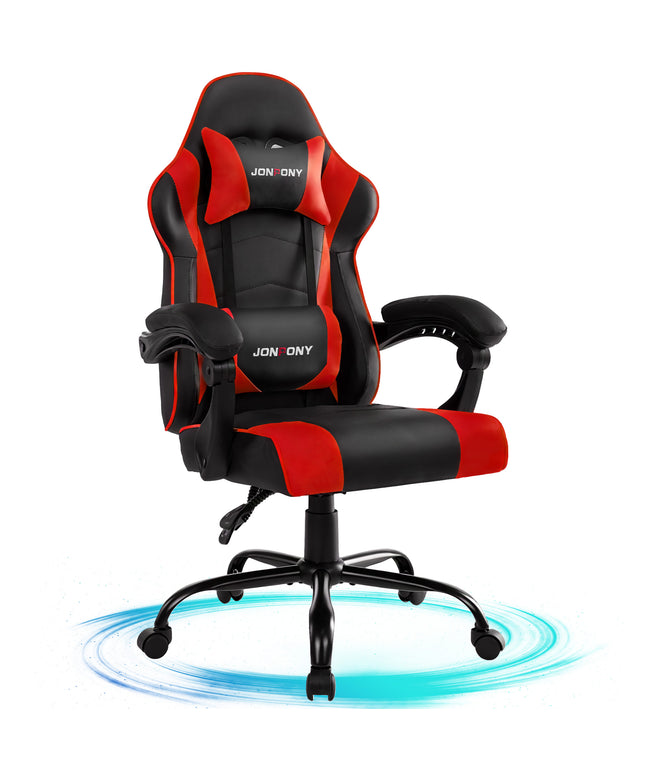 JONPONY Ergonomic Gaming Chairs,Office Chair,High Back Computer Chair,Adjustable 360° Swivel Chair with Headrest and Lumbar Support