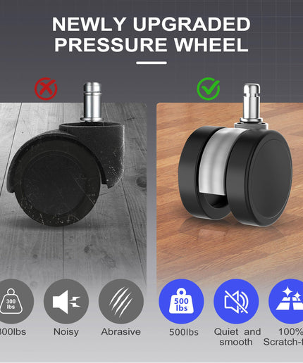 JONPONY 500lbs Tall Drafting Chair for Standing Desk with Flip-up Armrests, Pressure Locking Casters, W-Shape Thicken Cushion, Breathable Mesh Extended Height Office Chairs,Black