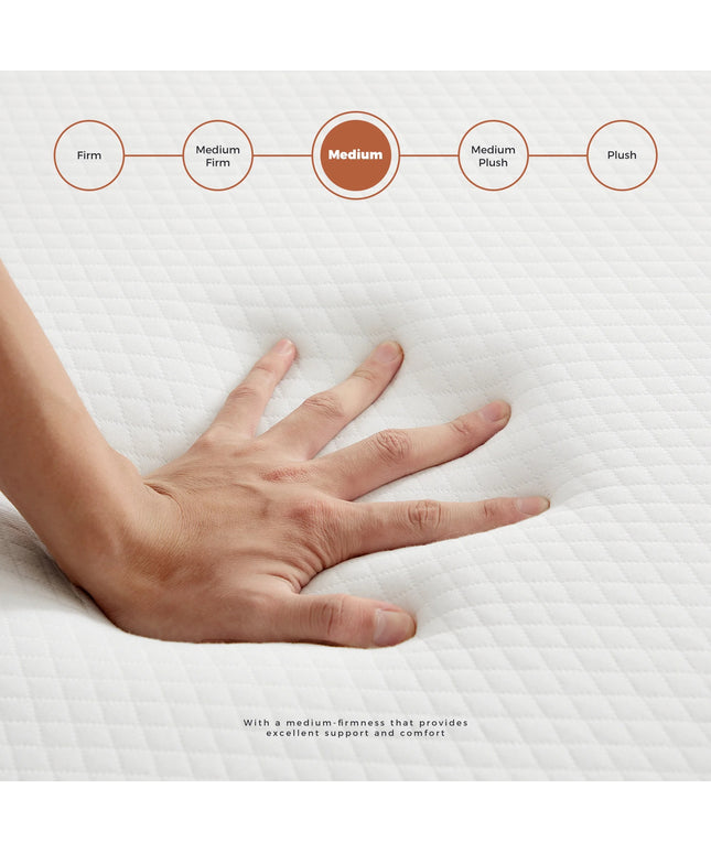 JONPONY Folding Mattress, 4 inch Tri-fold Memory Foam Mattress Topper for Camping, Foldable Mattress Topper with Washable Cover, Single Size, White, Perfect for Guests or Travelers