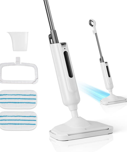 JONPONY Steam Mop for Floor Cleaning, Detachable Handheld Steam Cleaner, Suitable for All Floors Like Tiles, Hardwood, Stone, Lightweight with 2 Washable Pads