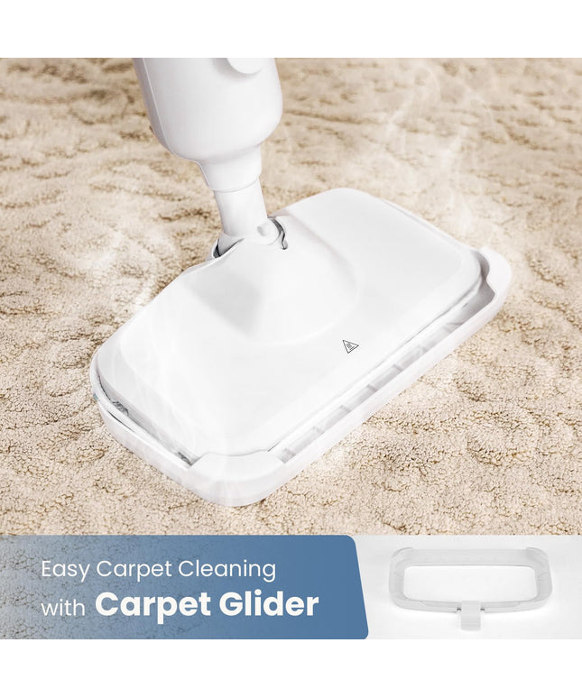 JONPONY Steam Mop for Floor Cleaning, Detachable Handheld Steam Cleaner, Suitable for All Floors Like Tiles, Hardwood, Stone, Lightweight with 2 Washable Pads