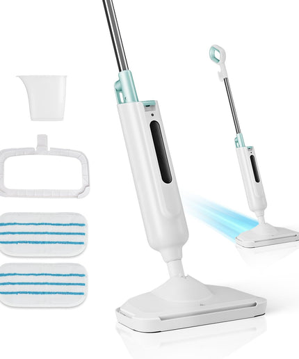 JONPONY Steam Mop for Floor Cleaning, Detachable Handheld Steam Cleaner, Suitable for All Floors Like Tiles, Hardwood, Stone, Lightweight with 2 Washable Pads
